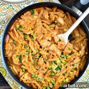 one pot cheddar bbq chicken pasta dinner recipe