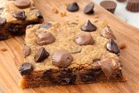 Chewy Peanut Butter Chocolate Chip Bars Recipe