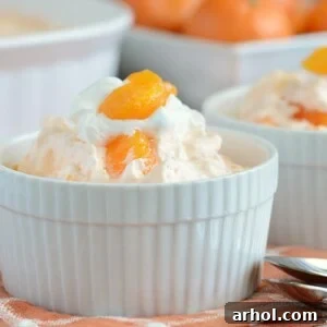 orange jello fruit salad with mandarin oranges