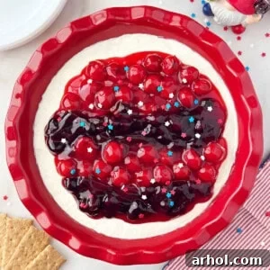 Patriotic Red, White & Blue Cheesecake Dip Recipe for Parties 10 red white and blue cheesecake dip recipe.