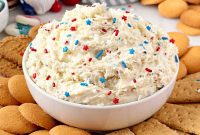 Patriotic Funfetti Dip for 4th of July Parties