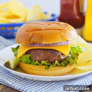 juicy lipton onion soup burger with cheese on the table