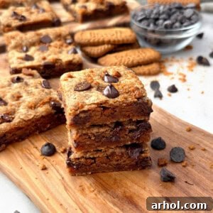 Biscoff cookie butter bars recipe.