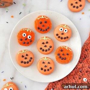 Oreo pumpkin cookies recipe.